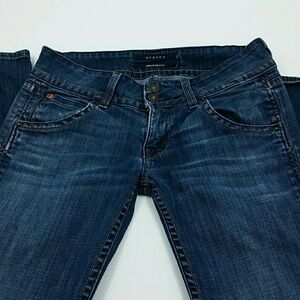 HUDSON l Bootcut Distressed Jeans E4